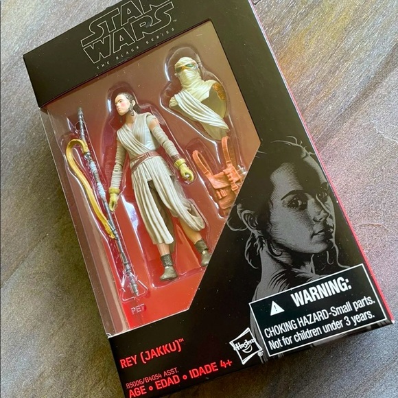 Star Wars Black Series 3.75” TFA Jakku Rey HTF & NIB! - Picture 2 of 6